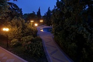 Вечерний Сочи (Ривьера, дублер курортного проспекта, морской вокзал, площадь искусств)